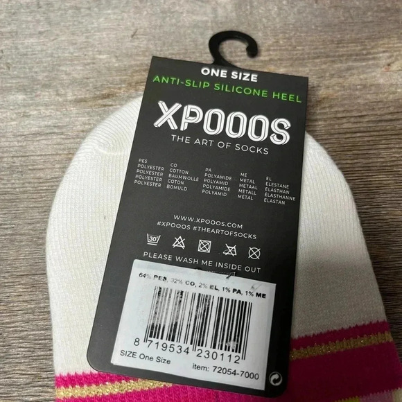 XPOOOS The  Art of Socks Rose ZODIAC Anti Slip Socks - Picture 8 of 8